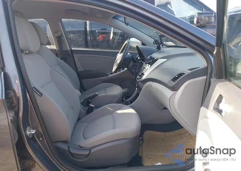 2012 Hyundai Accent Gls from USA, damaged, VIN KMHCU4AE6CU211554